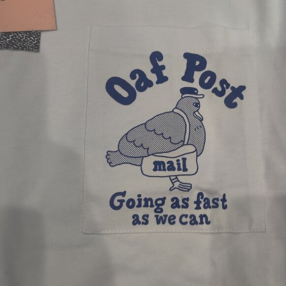 Lazy Oaf  Oaf Post Tee size XXL UNISEX oversized (fits 2x-3x) - Picture 3 of 5